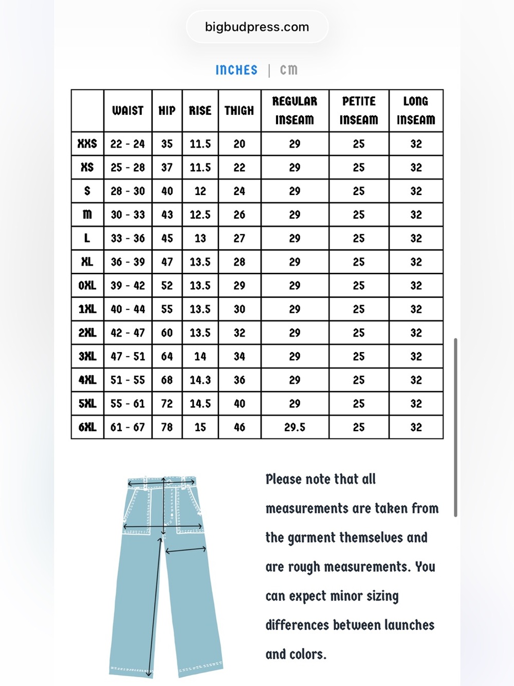 Big Bud Press Striped Work Pants - Blue Stripes - Picture 6 of 6